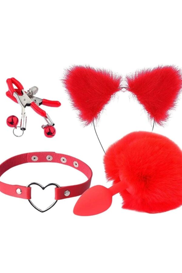 Kit Sensual Ursinho Vermelho Mega Import