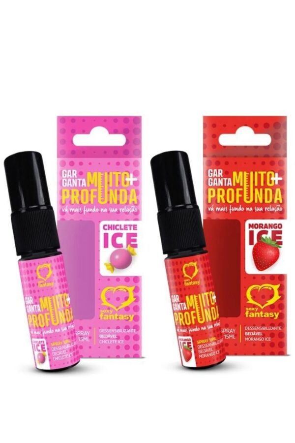 Aromatizante E Anestésico Oral Garganta + Profunda 15ml Sexy Fantasy
