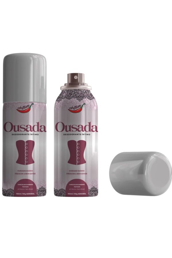 Desodorante Aerosol Corporal Íntimo Feminino Ousada 166ml Chillies