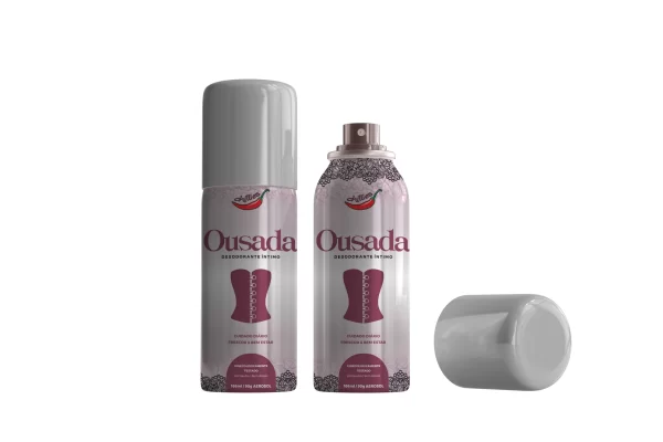 Desodorante Aerosol Corporal Íntimo Feminino Ousada 166ml Chillies - Imagem 2